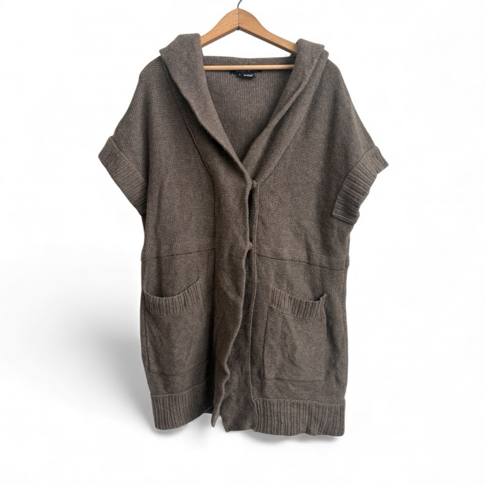 Etcetera Wool Cashmere Hooded Sweater Vest Women’s Large